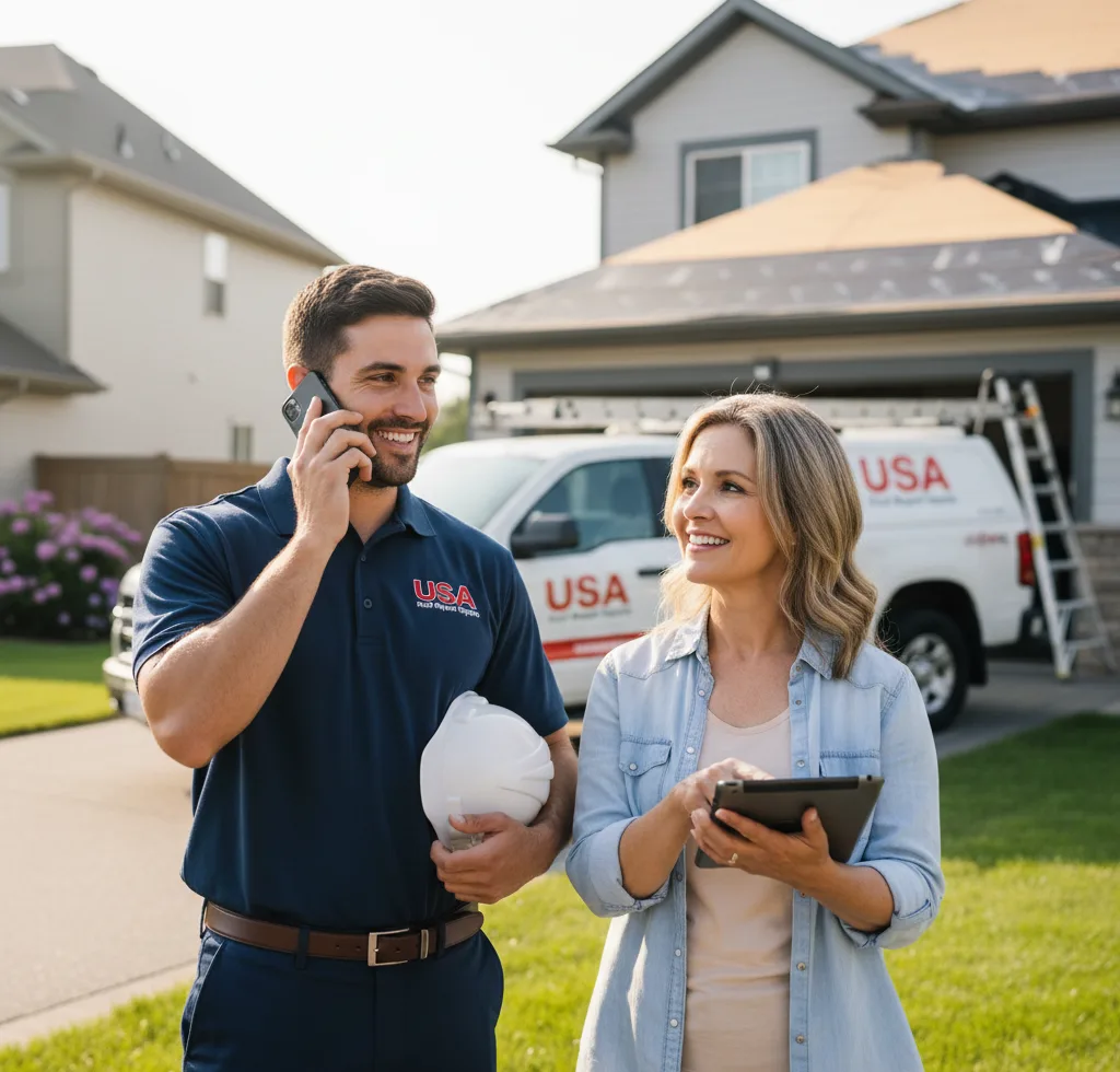 USA Roof Repair Experts customer support in Waverly